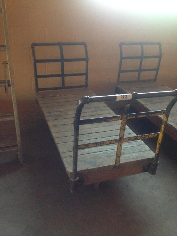Wooden warehouse cart. Similar to N...