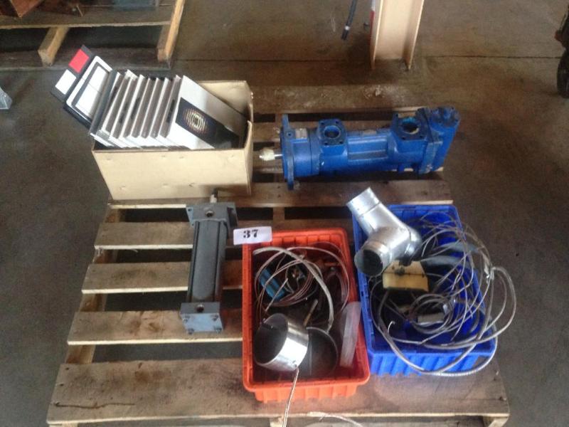 Pallet lot of misc. including cylin...