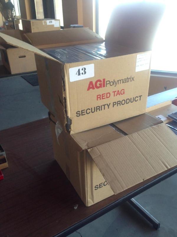 2 boxes of misc. new DVD cases. Som...