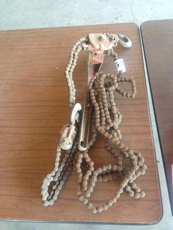 Coffing manual chain hoist....