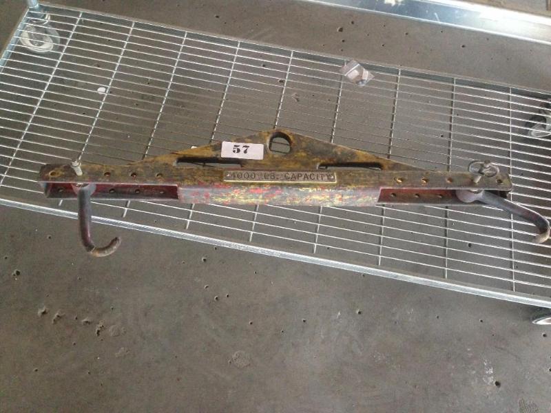 4000 lb. hook lifting block....