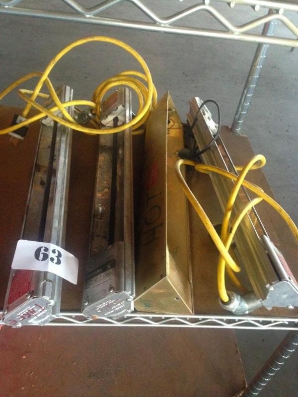 Lot of 4 tube heaters....