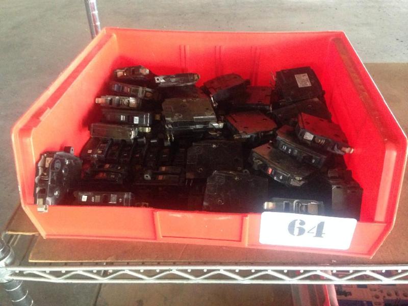Bin of misc. circuit breakers....