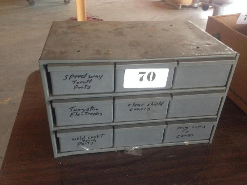 9 drawer parts cabinet....