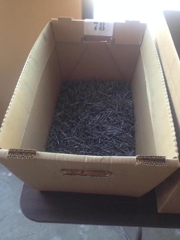 Box of nails....