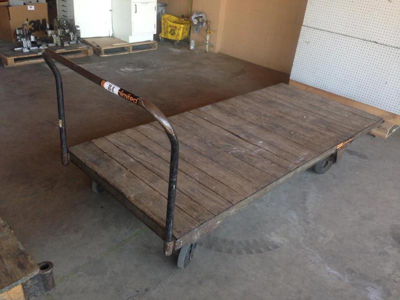 Wooden warehouse cart. Similar to N...