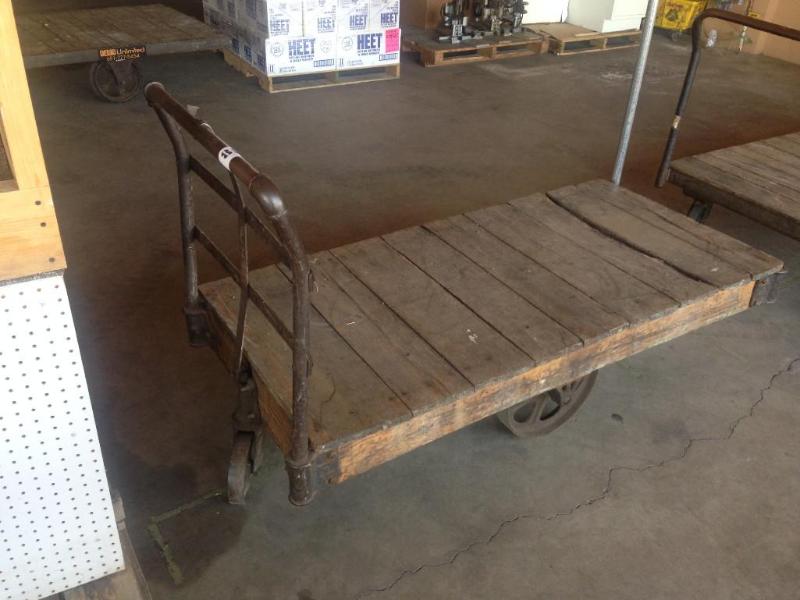 Wooden warehouse cart. Similar to N...