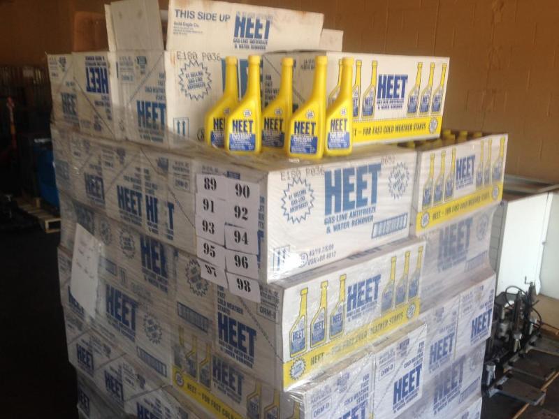 5 cases of Heet gas antifreeze and ...