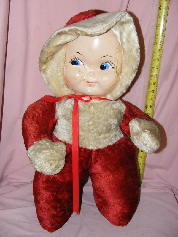 lot 133 image: Vintage Doll, face has damage...