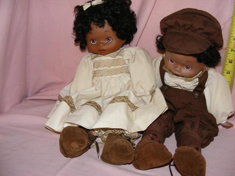 lot 185 image: Pair of African American Dolls...