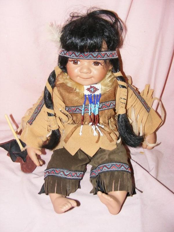 lot 246 image: Native American Doll...