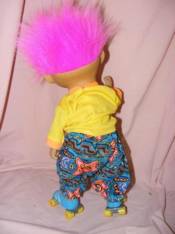 roller skating troll doll