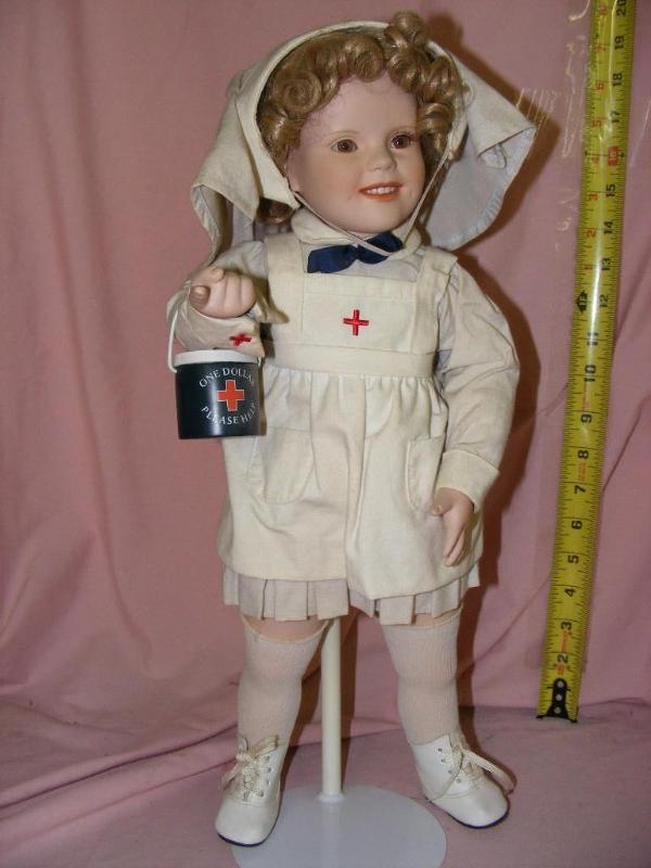 shirley temple red cross doll