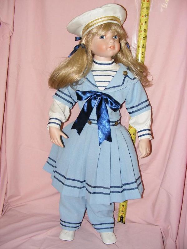 lot 6 image: Sailor Girl Doll #691, AEL 2002