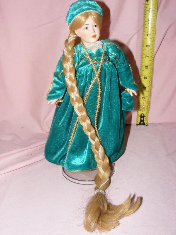 rapunzel porcelain doll