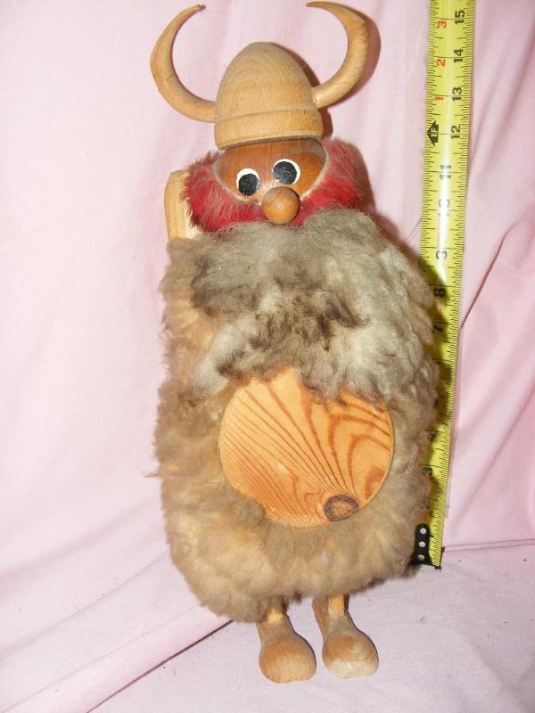 lot 78 image: Wooden Viking...
