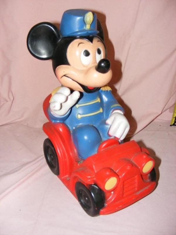 lot 93 image: Mickey Mouse Piggy Bank, plastic...