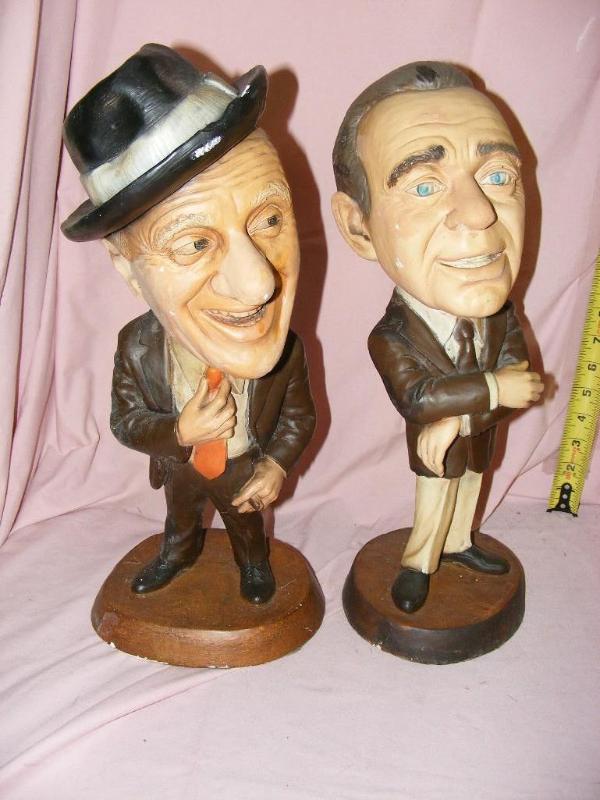 lot 94 image: Plaster Statues with Big Heads, dam...