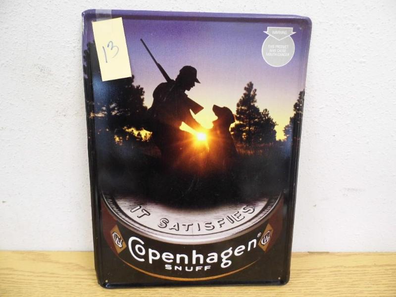 Copenhagen Snuff Tin Sign - 12&quot...