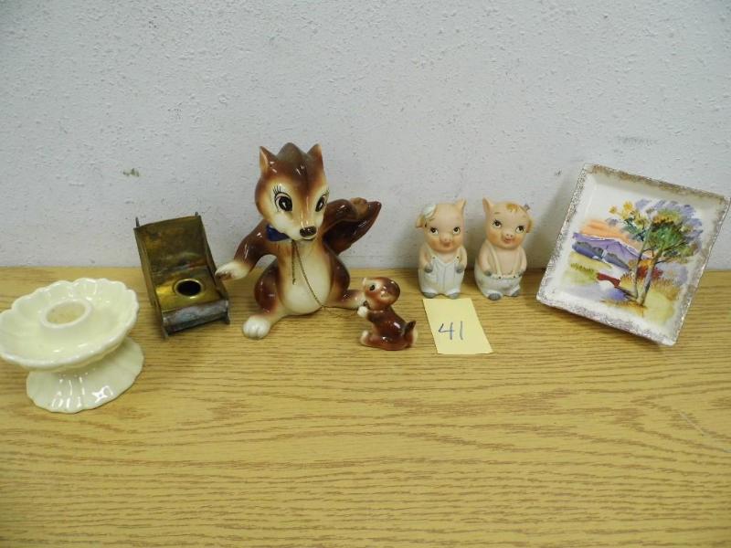 Lot of Misc items with Pig Salt and...