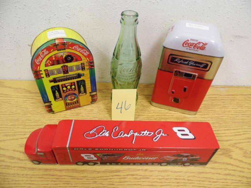Coke Tins and Coke Bottle...