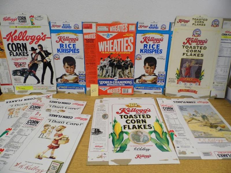 Lot of 10 Cereal Boxes...