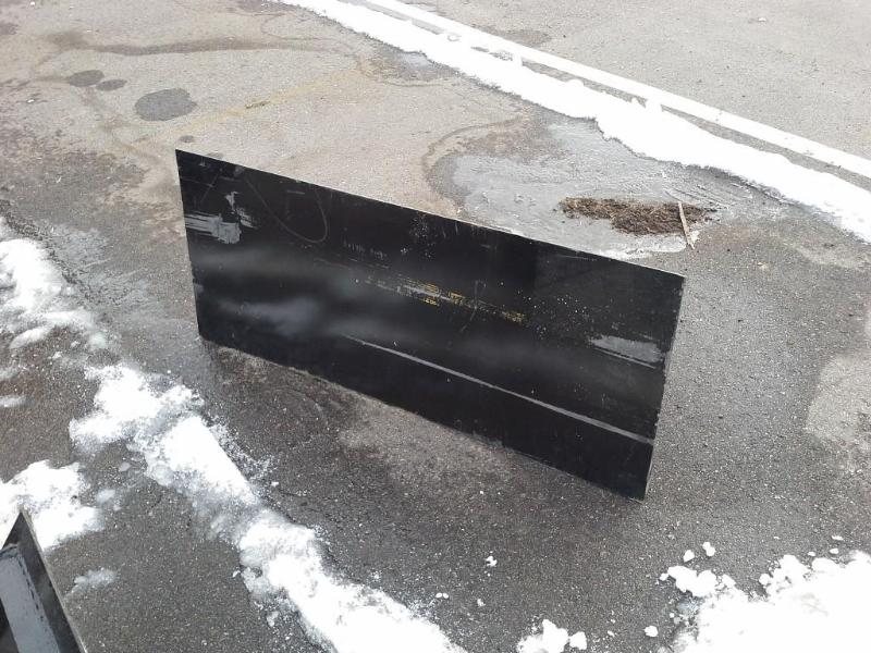 Skid Steer Blank Plate, 48&quot ov...