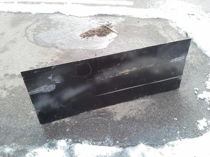 Skid Steer Blank Plate, 48&quot ov...