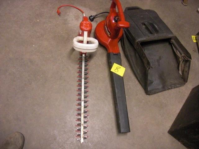 lot 8 image: Toro Electric Blower, Little Wonder...