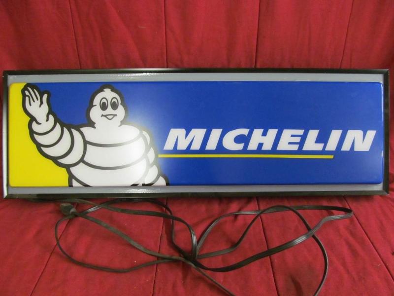 Michelin Lighted Double Sided Sign ...