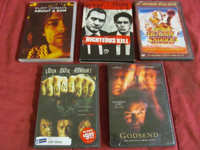 5 Movies - Godsend, Control, Blazin...