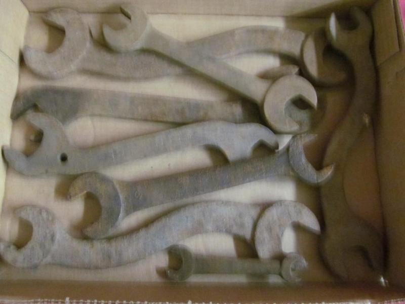 Box of Vintage Open End Wrenches...