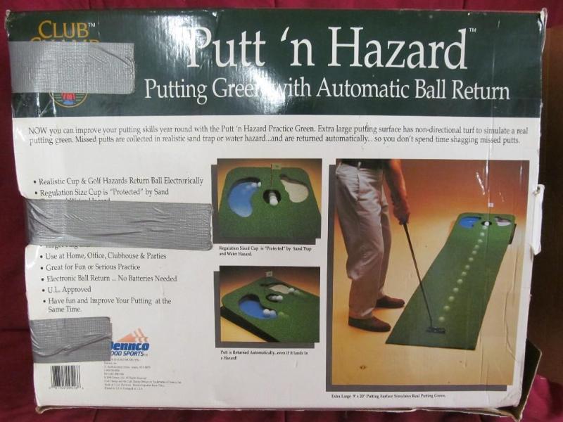 Putt n Hazard Putting Green with A...