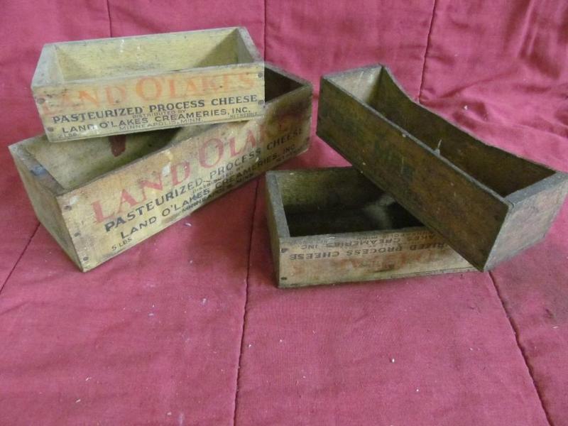 4 Wooden Chesse Boxes - 3 Land O La...