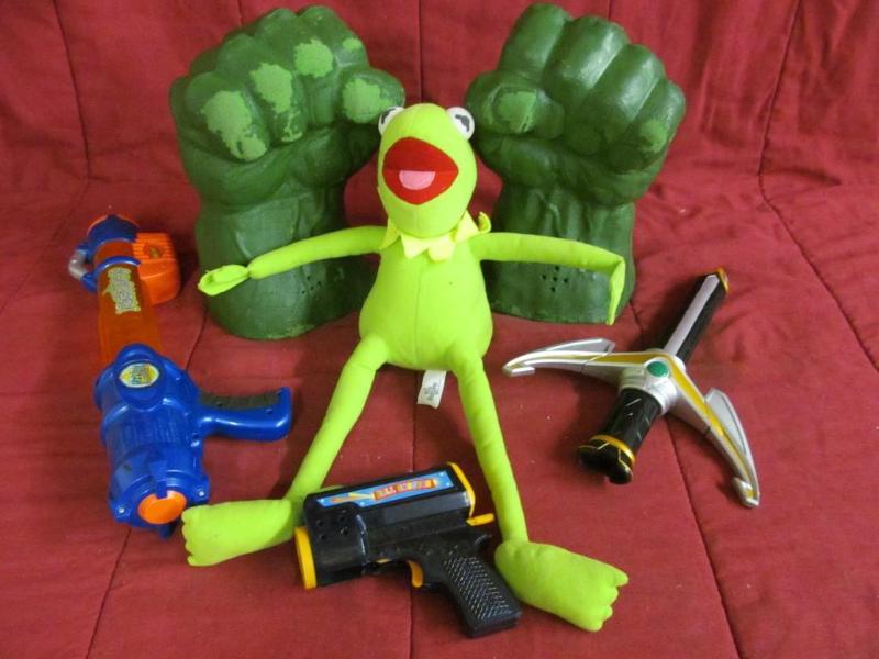 Hulk Gloves, Kermit the Frog, Nerf&...