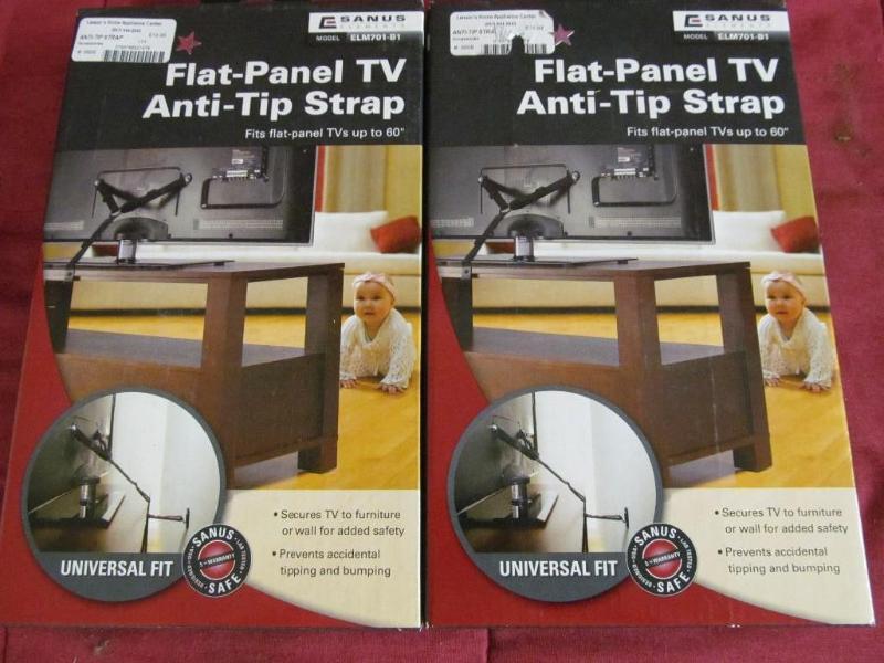 2 New in Box Flat-Panel TV Anti-Tip...