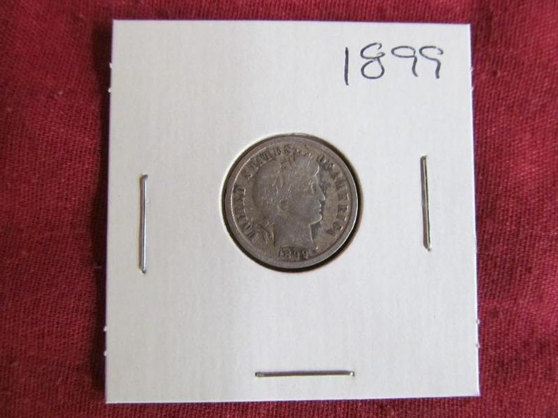 1899 Barber dime...