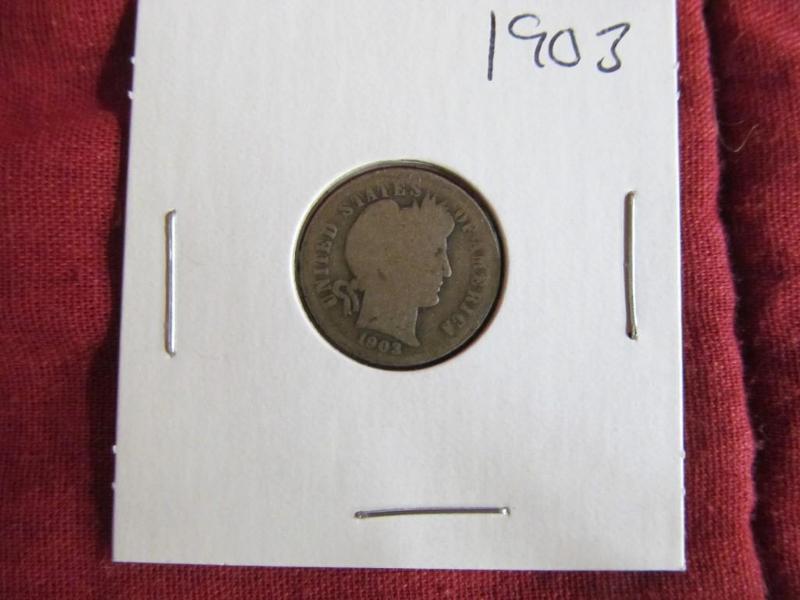 1903 Barber dime...