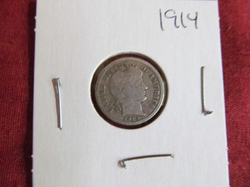 1914 Barber Dime...