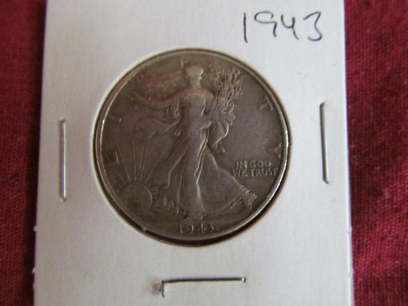 1943 Walking Liberty Half Dollar...