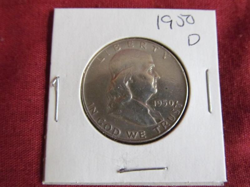 1950 D Franklin Half Dollar...