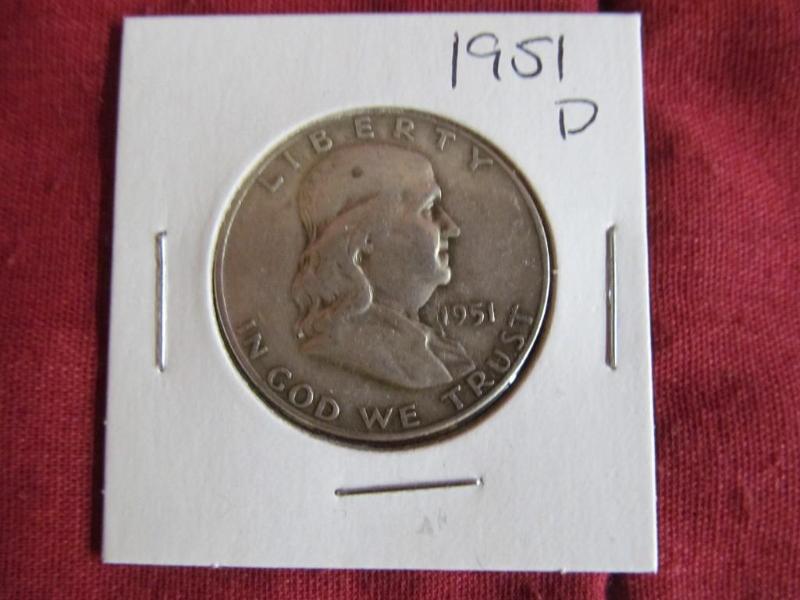 1951 D Franklin Half dollar...