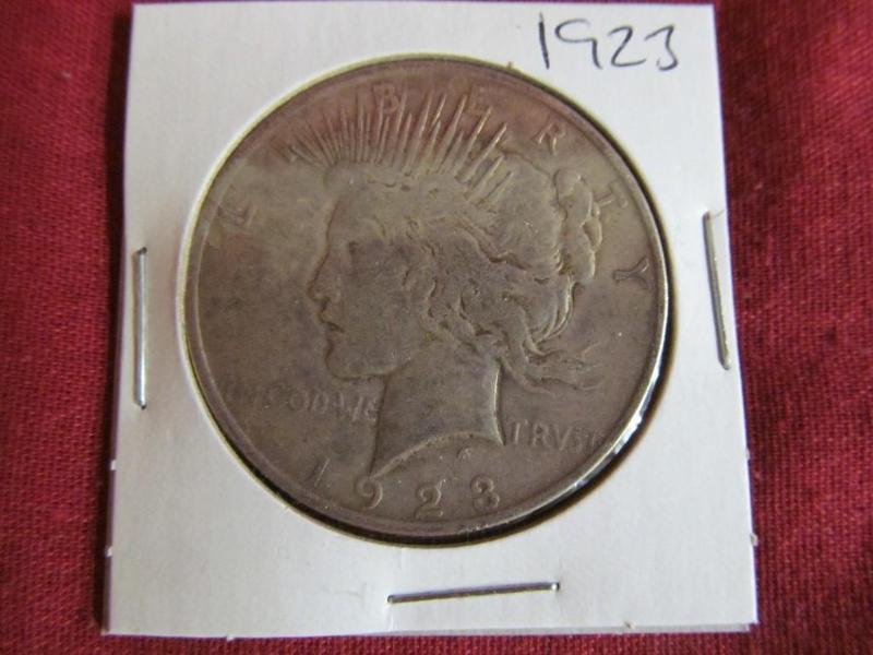 1923 Peace Silver Dollar...