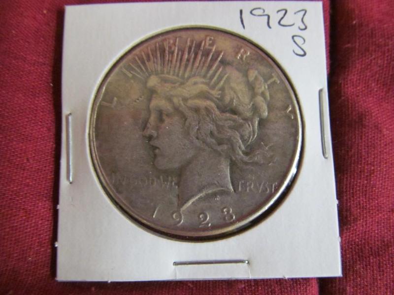 1923 S Peace Silver Dollar...