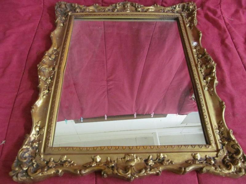 Fancy Gold Framed Mirror 24&quot x...