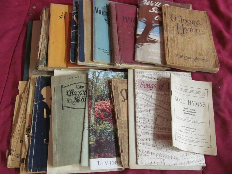 22 Vintage Gospel chorus books 1906...