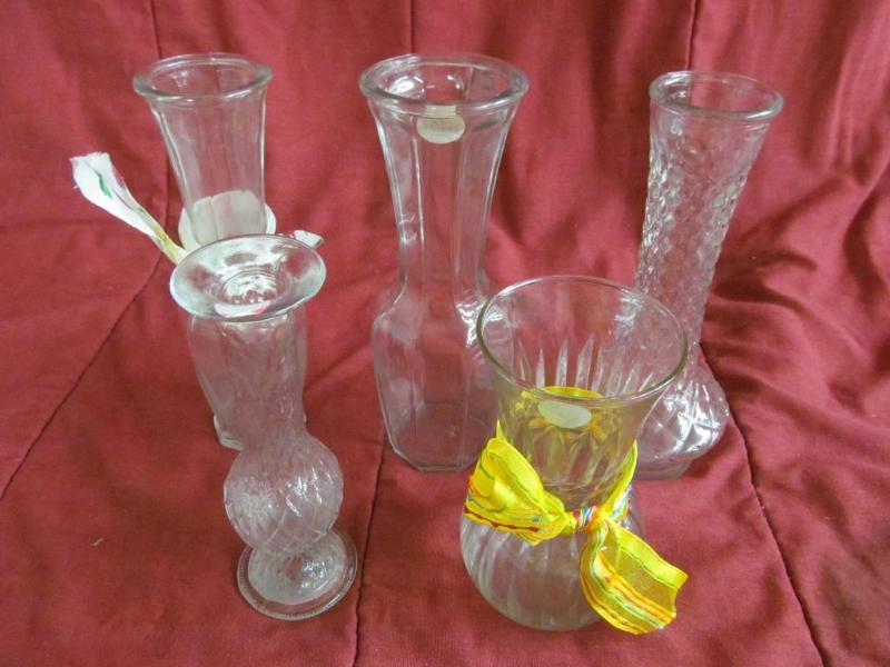 5 Flower Vases...