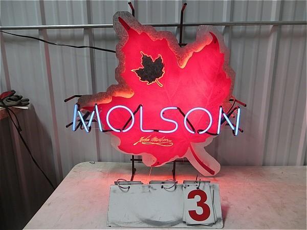 Molson&nbspNeon. Works. Measures ...