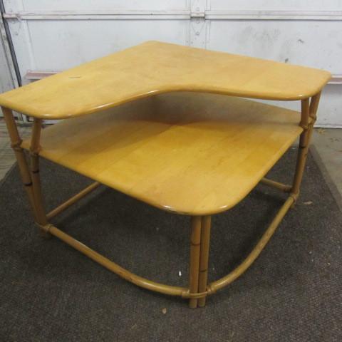 Haywood Wakefield table, two ...