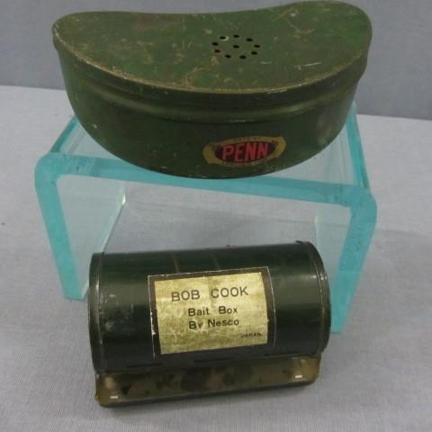 Bait boxes Bob Cook roller box